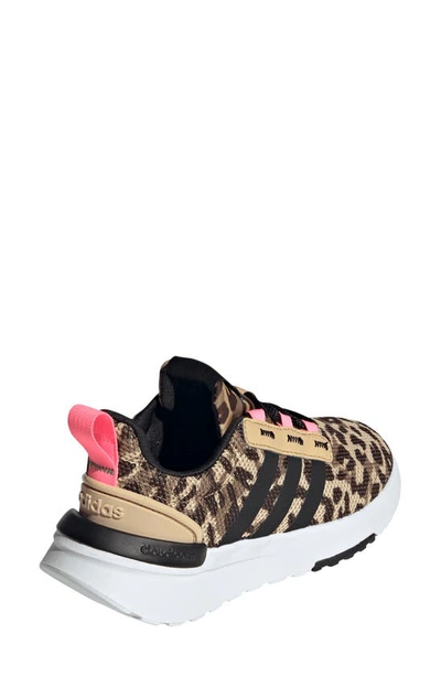 Shop Adidas Originals Kids' Racer Tr21 Sneaker In Beam Pink/ Black/ Green