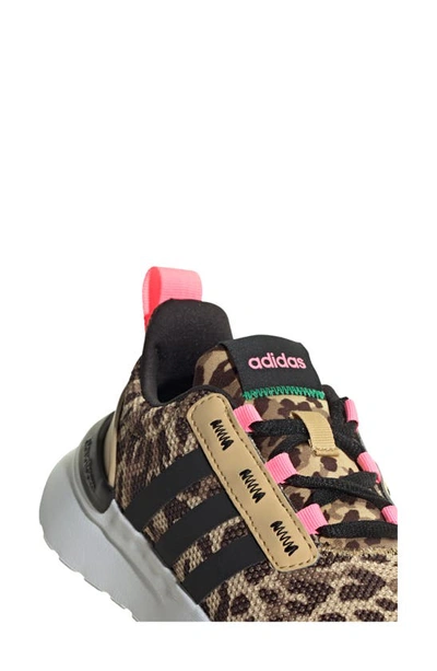 Shop Adidas Originals Kids' Racer Tr21 Sneaker In Beam Pink/ Black/ Green