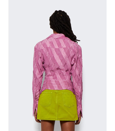 Shop Attico Lily Shirt In Pink
