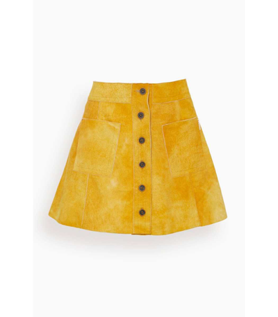 Shop Marni Mini Skirt In Sun Orange In Yellow