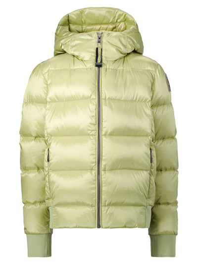 Shop Parajumpers Kids Down Jacket For Girls In Green