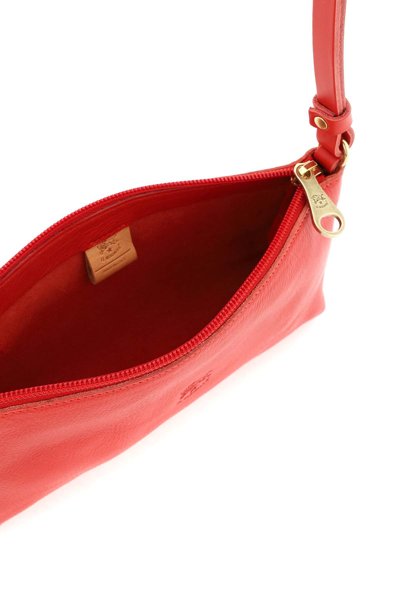 Shop Il Bisonte 'lucia' Leather Shoulder Bag In Red