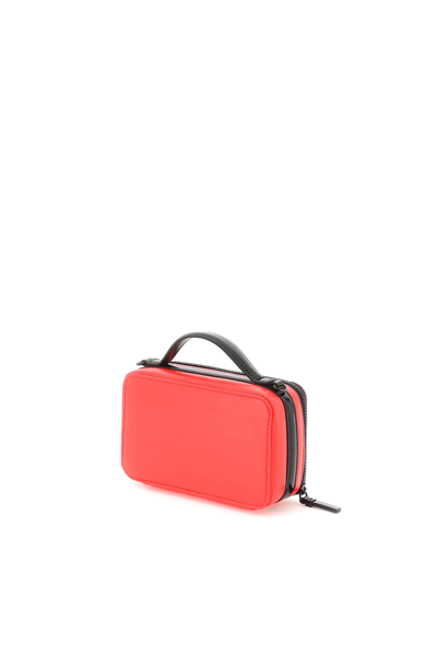 Shop Furla Nylon 'babylon' Mini Bag In Red,black