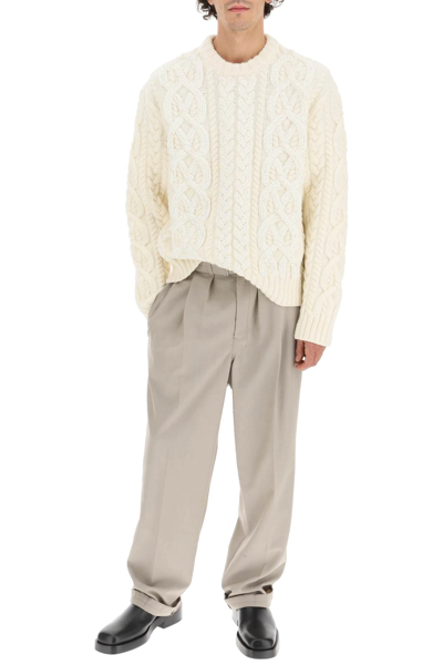 Shop Dries Van Noten 'nanthe' Sequined Wool Sweater In White