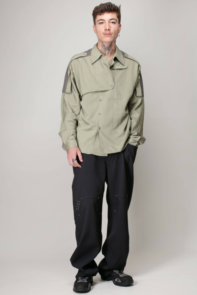 Green Aden Long Sleeve Shirt