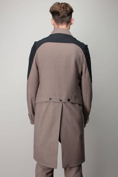 Aden Transform Coat In Tan/raven Black