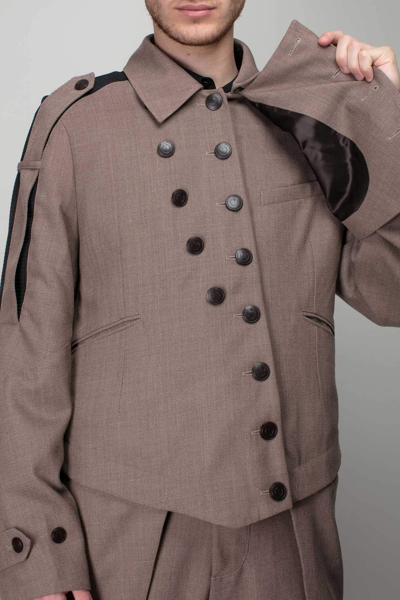 Aden Transform Coat In Tan/raven Black