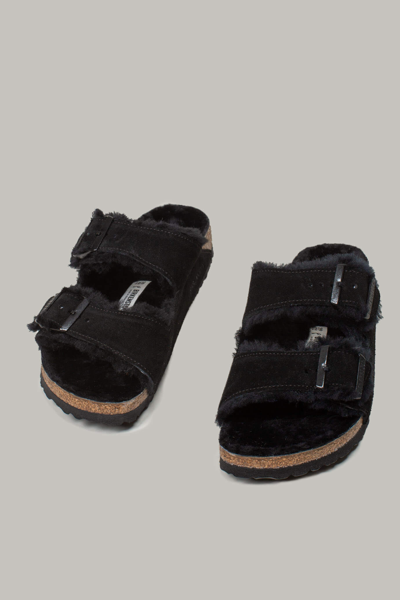 Birkenstock Arizona Vl Sheepskin Black Narrow | ModeSens