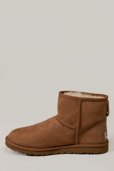 Ugg Classic Mini Shearling-lined Boots In Brown | ModeSens