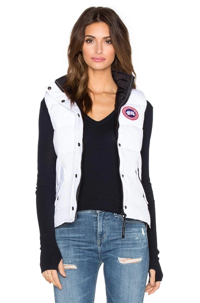 Shop Canada Goose Freestyle Vest In White