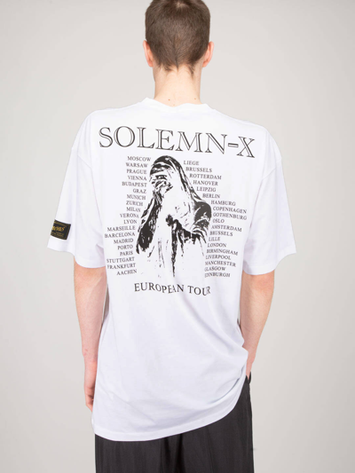 Shop Raf Simons Oversized T-shirt Solemn-x