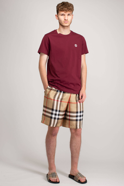 Shop Burberry Parker Garnet