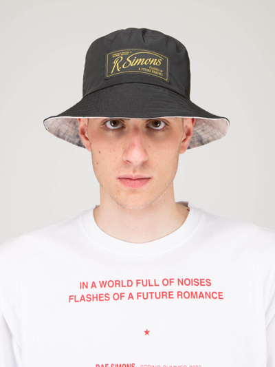 Reversible Marbled Bucket Hat In Neutrals