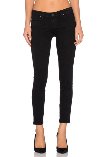 Shop Paige Verdugo Ankle Skinny In Black Shadow