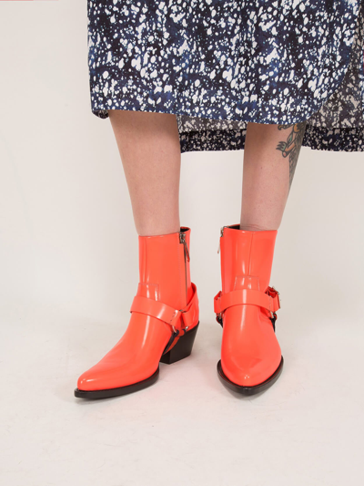 Calvin Klein 205w39nyc Tex Harness Spazzolato Boots | ModeSens