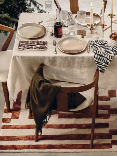 Soho Home Whitney Linen Tablecloth Cream