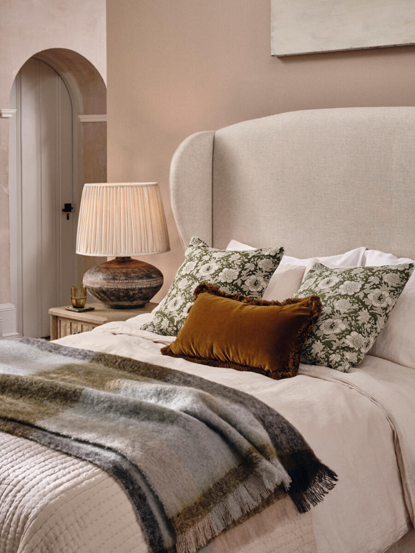 Soho Home Curtis Mohair Check Throw - Thumbnail 4