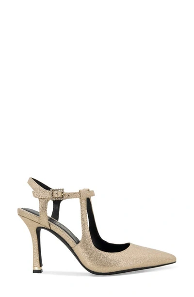 Kenneth Cole New York Women's Romi Ankle Sling Back Pumps In Light Gold