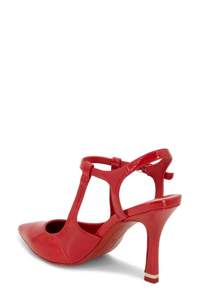 Kenneth Cole New York Women's Romi Ankle Sling Back Pumps In Red