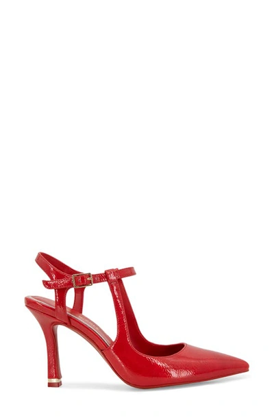 Kenneth Cole New York Women's Romi Ankle Sling Back Pumps In Red