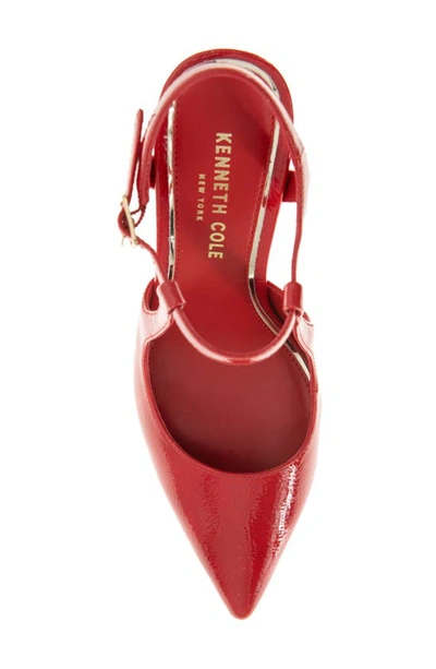 Kenneth Cole New York Women's Romi Ankle Sling Back Pumps In Red