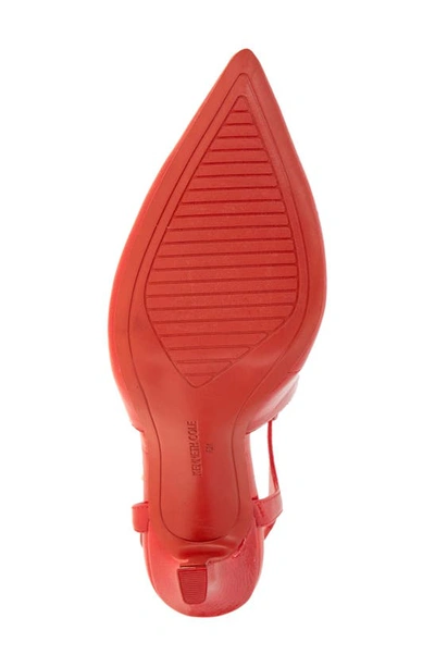 Kenneth Cole New York Women's Romi Ankle Sling Back Pumps In Red