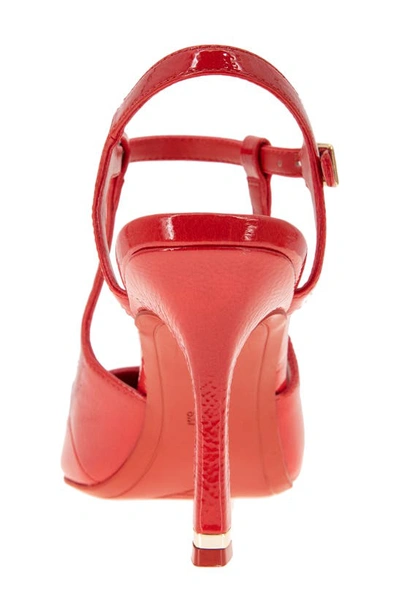 Kenneth Cole New York Women's Romi Ankle Sling Back Pumps In Red