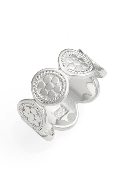 Shop Anna Beck Signature Multi Disc Band Ring In Silver