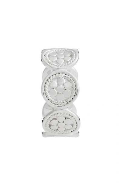 Shop Anna Beck Signature Multi Disc Band Ring In Silver