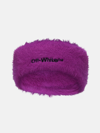 Shop Off-white Fucsia Polyamide Band In Violet