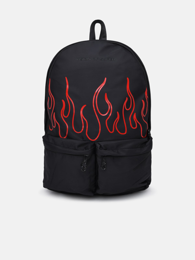 Shop Vision Of Super Black Nylon Flame Backpack