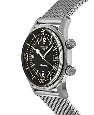 Pre-owned Longines Legend Diver Automatic 42mm Black Dial Men's Watch L3.774.4.50.6