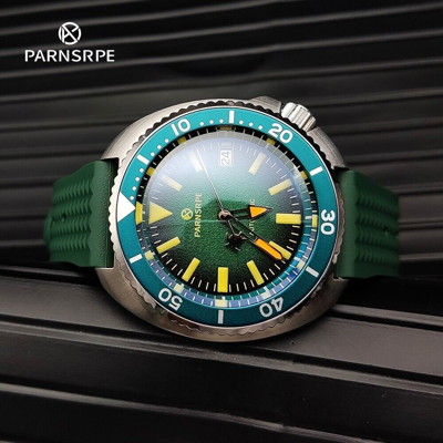 Pre-owned Parnsrpe Diver's Luxury Men's Watch Small Abalone Automatic Mechanical Watch...