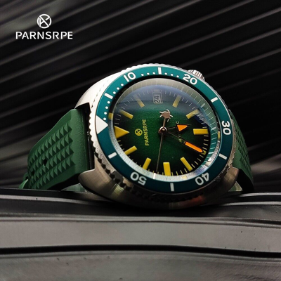 Pre-owned Parnsrpe Diver's Luxury Men's Watch Small Abalone Automatic Mechanical Watch...