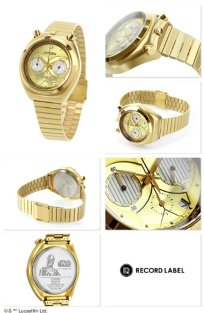 Pre-owned Citizen X Starwar Limited Quartz Watch C-3po Model An3662-51w Usus