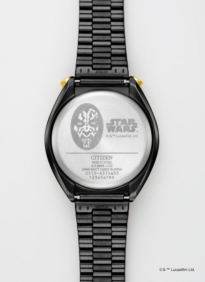 Pre-owned Citizen Record Label Tsuno Chrono Star Wars Darth Maul An3668-55w Limited F/s