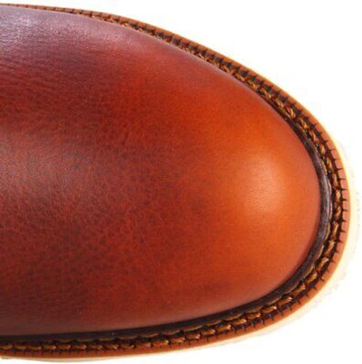 Pre-owned Thorogood American Heritage 11″ Tobacco Pull-on Wellington Maxwear Wedge™ In Brown