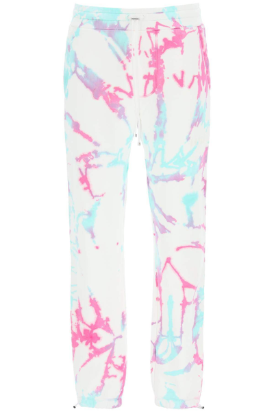 Shop Amiri Tie-dye Core Logo Joggers In Multi Color