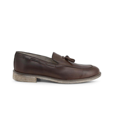 Shop Duca Di Morrone Men Pelle Loafers In Brown