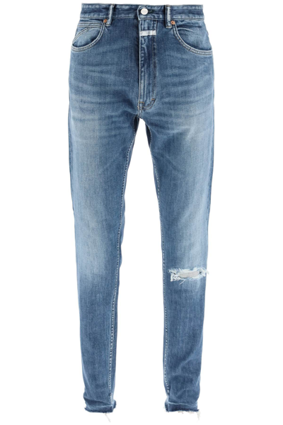 Shop Closed Cooper Tapered Jeans In Blue