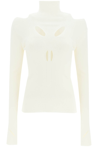 Shop Dion Lee Cut-out Skivvy In White