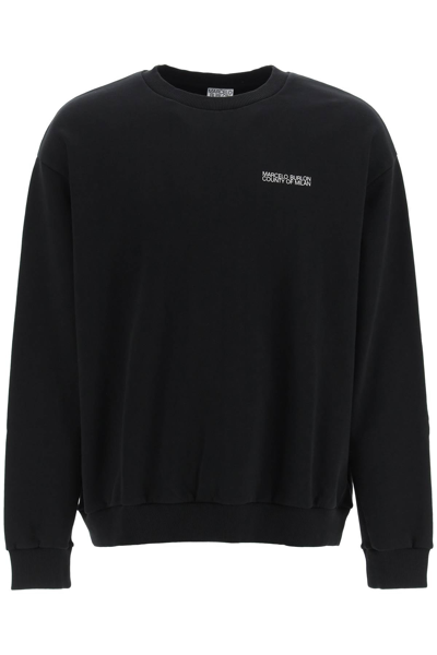 Shop Marcelo Burlon County Of Milan Tempera Cross Sweatshirt In Black