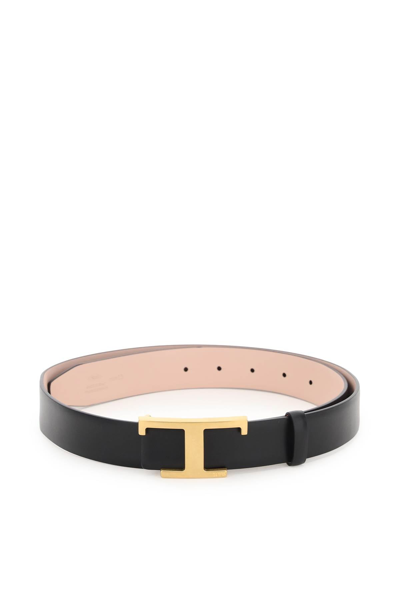 Shop Tod's Leather Reversible Belt In Multicolor