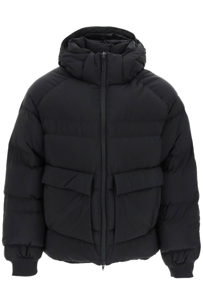 Shop Y-3 Dwr Hooded Jacket In Black