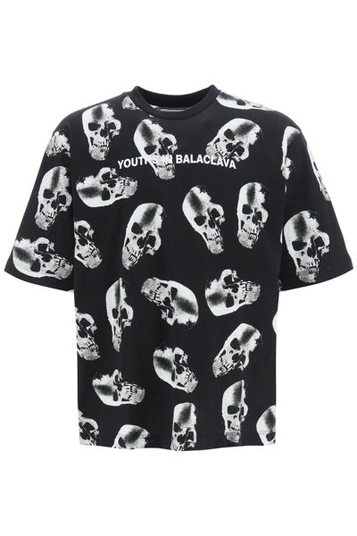 Shop Youths In Balaclava Skull T-shirt In Multicolor
