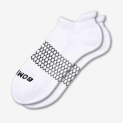 Shop Bombas Solids Ankle Socks In White