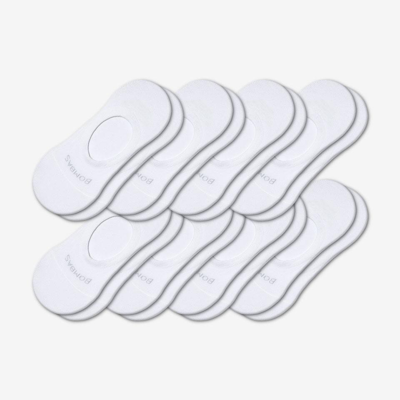 Shop Bombas Lightweight No Show Socks 8-pack In White