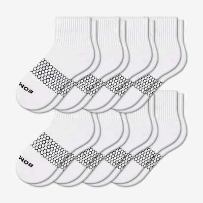 Shop Bombas Quarter Sock 8-pack In White