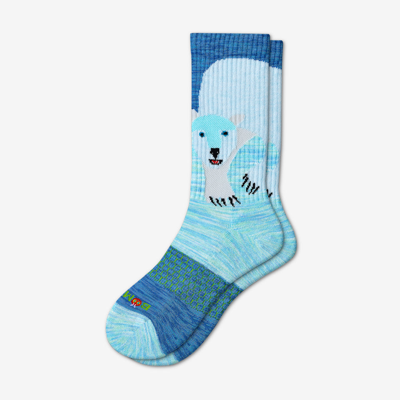 Bombas Eric Carle Polar Bear Calf Socks | ModeSens