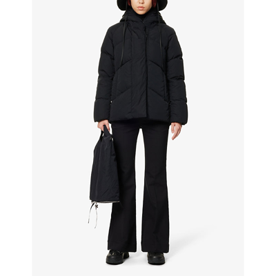 Shop Canada Goose Women's Black - Noir Marlow Padded Quilted Shell-down Coat